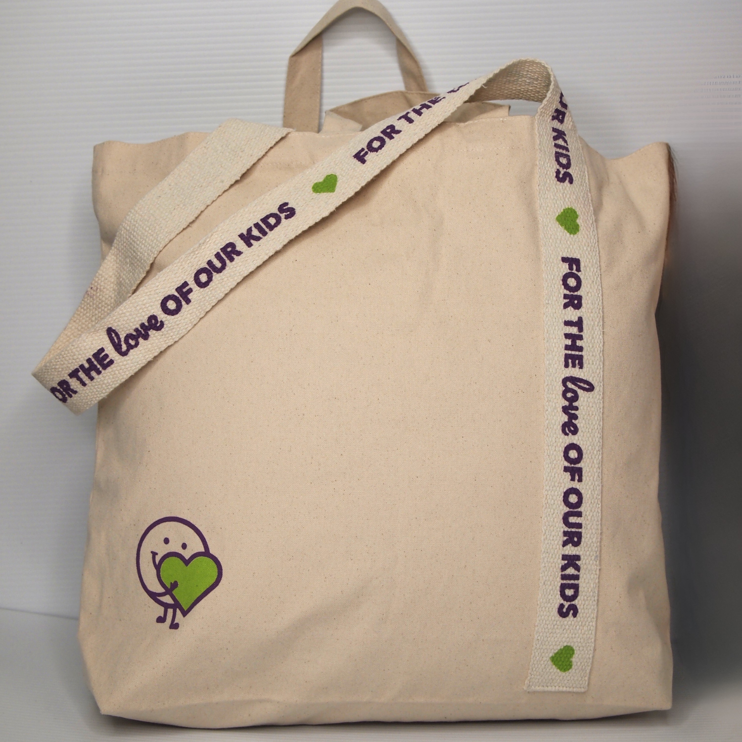 Natural Strap Tote Bag Premium