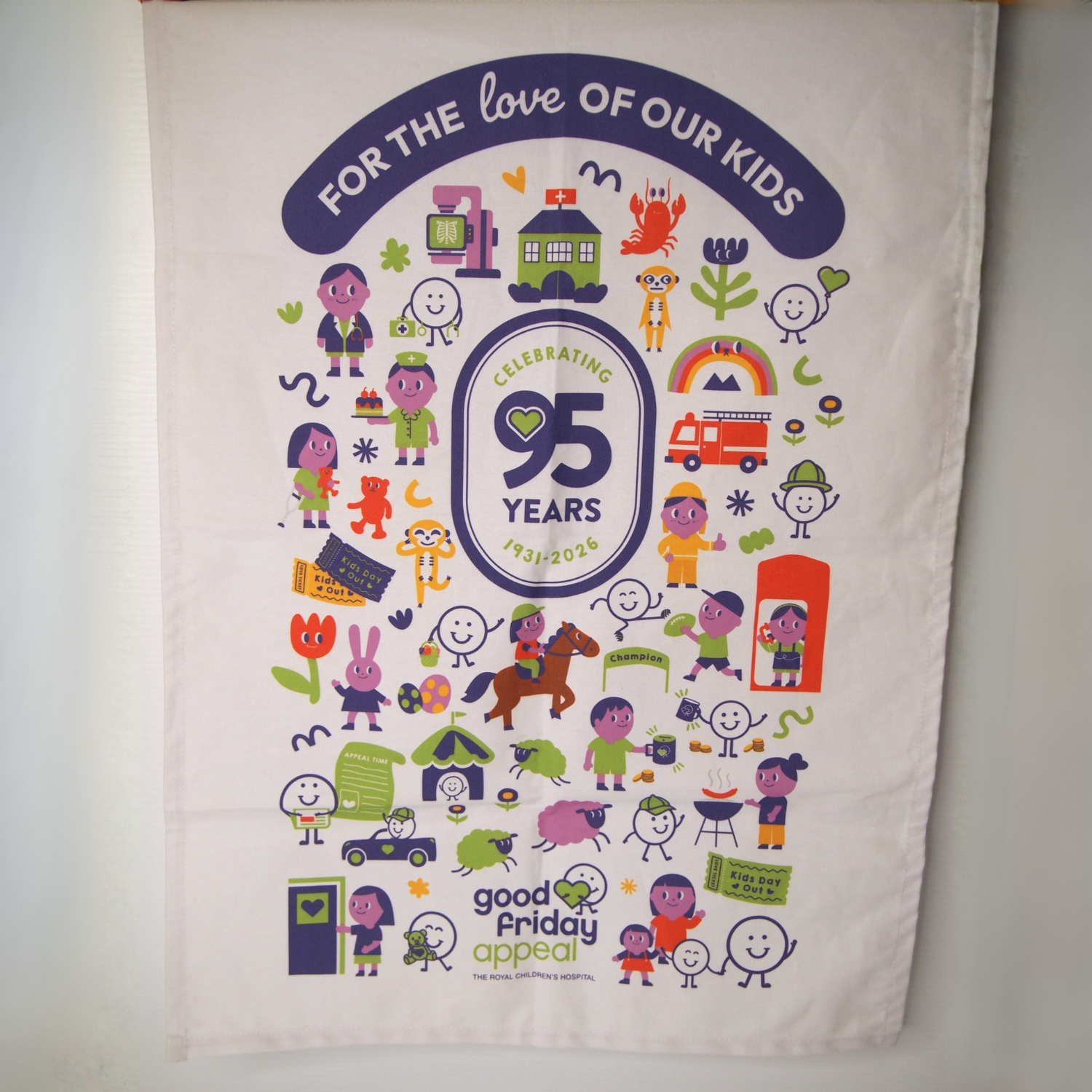 95th Anniversary Tea Towel